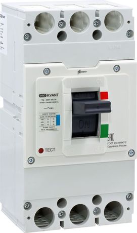 Выключатель автоматический PRO.KVANT TM-400S 3P 315A Контактор (Legrand) арт. KV0000106