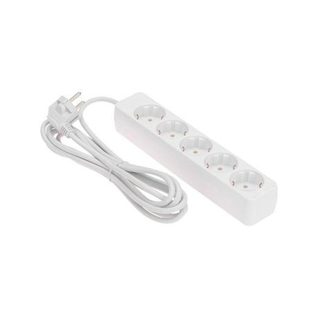 Удлинитель 5 гнезд, 3м, 3х0,75мм², с/з, белый | 13-4212 PROconnect MEET