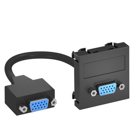 Мультимедийная рамка VGA Modul45 (черный) (MTG-VGA F SWGR1) | 6104661 OBO Bettermann
