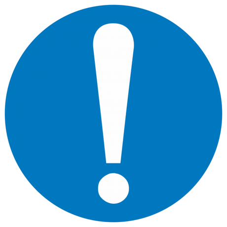 Знак M 11 "Общий (прочие предписания)" ф200 мм, пластик ГОСТ Р 12.4.026-2001 | pn-m-11 EKF