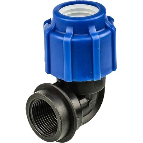 Отвод ПНД компрессионный ВР 32 х 1 1/4' - 50023214 Политэк