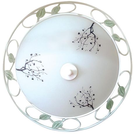 Светильник "Ричи" 300 НПБ 01-2х60-119 корпус "Флора" ИУ матов./бел. Элетех 1005205872