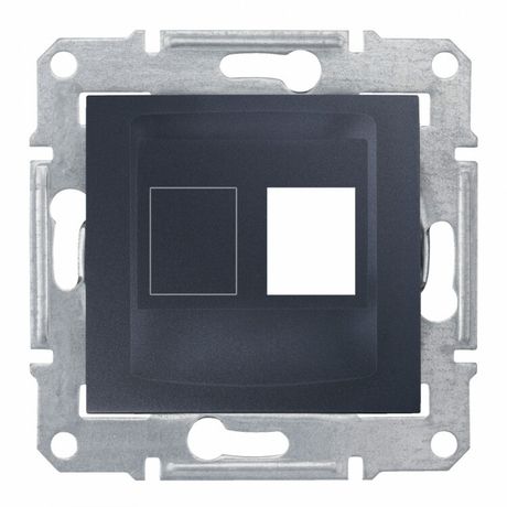 Адаптер AMP MOL KEL Sedna кат.5е 6 UTP графит SchE SDN4300670 Schneider Electric