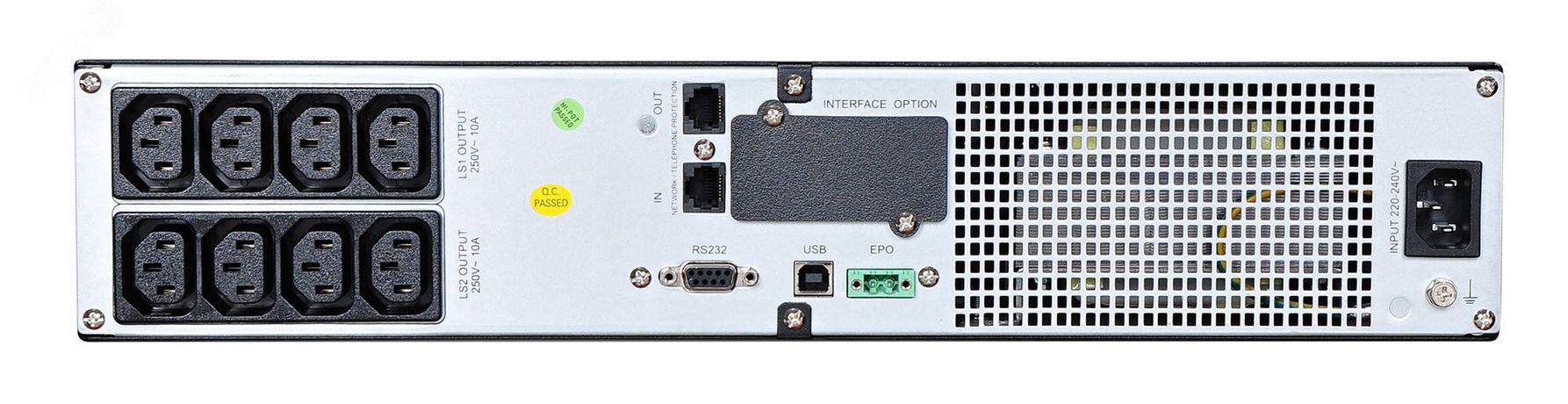 Источник бесперебойного питания line-interactive Ippon Smart WinnerII 1500, фазы 1/1, Tower/ Rack, 8xIEC c13, RS232 и USB type B Порт SNMP, c АКБ - 1192978 IPPON арт. 1192978