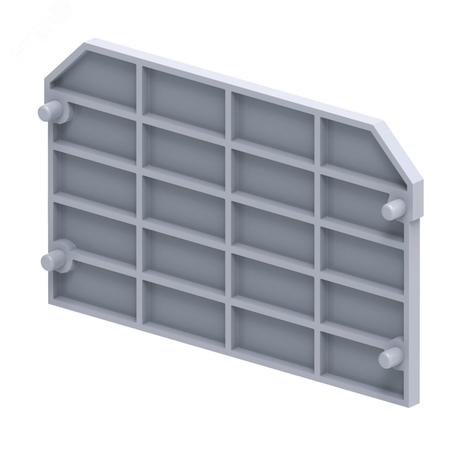 Крышка концевая для клеммы проходной OptiClip EPCMC2-2-QUATTRO-серый | 289807 КЭАЗ
