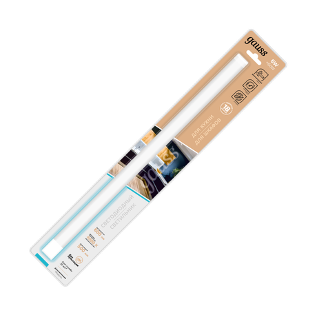 Светильник светодиодный Modul 6Вт 4000К IP20 600лм 500х25х13мм ДПО дополнительный модуль GAUSS 9021533206