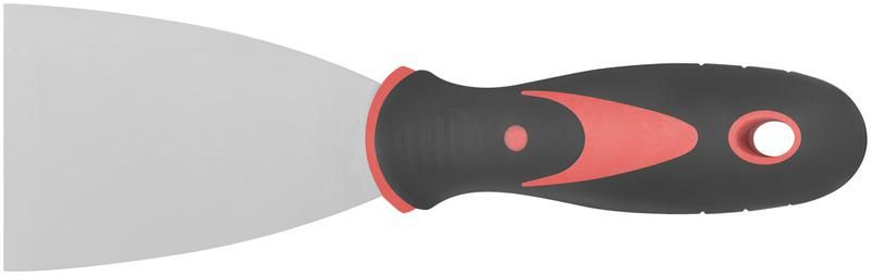 Шпатель 2.5дюйм (63мм) прорезиненная ручка нерж. сталь КУРС 06704