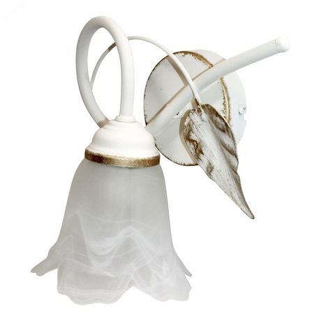 Светильник "Бонни" 511 бел.зол. (плафон 3316) НББ 01-60-159 Е14 | 1005404783 Элетех