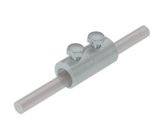 Нержавеющая сталь - 2SS-D5-8 INOX304 Двухболтовой сквозной соединитель прутка 5-8мм КМ-Профиль MA0065