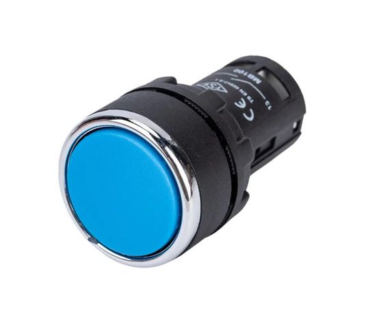 Кнопка нажимная моноблочная 22мм IP 40 1НО EMAS MB100DM