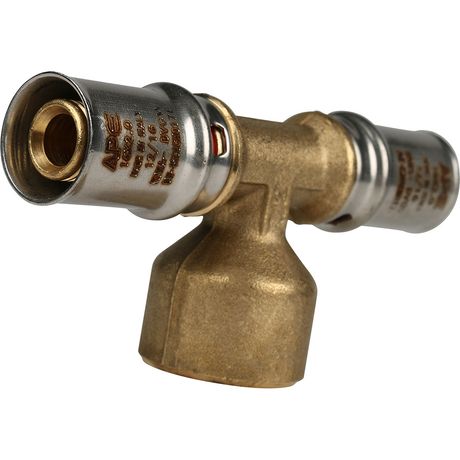 Тройник-переходник с внутренней резьбой 20х3/4'х20 для металлопластиковых труб прессовой - SFP-0007-003420 STOUT RG008S9C20P5L3