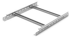 Лестничный лоток замковый 500х50х3000, толщ. 1,5 мм, Сендзимир цинк, 013555 | НЛО-500х50х3000-1,5-СЦ Ostec