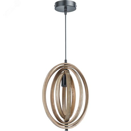 Светильник декоративный бытовой 80 429 NLF-P-037-02 подвесной темный светлое дерево | 80429 Navigator 25409