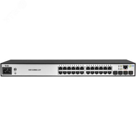 Коммутатор управляемый L2 24 порта 10/100/1000 Мб/с, 4хSFP - SNR-S2985G-24T