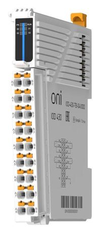 Модуль аналогового ввода IOD 430 4 сигнала напряжения ONI IOD-430-TB-04V000 IEK