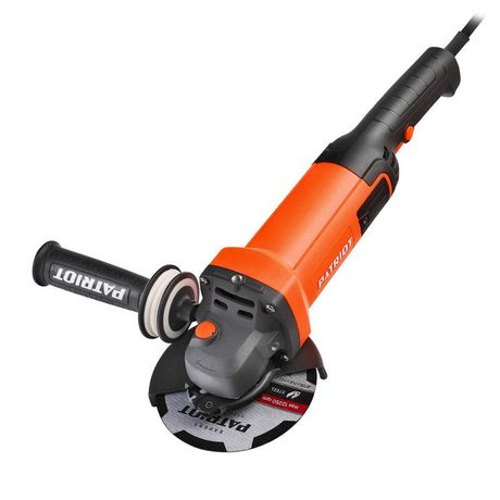 Машина шлифовальная угловая УШМ AG 128 1300Вт Диск 125мм двуручная пылезащ. PATRIOT 110301128