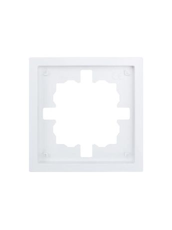 Рамка 1-мест. горизонт. ZIMA бел. LEZARD 704-0200-146