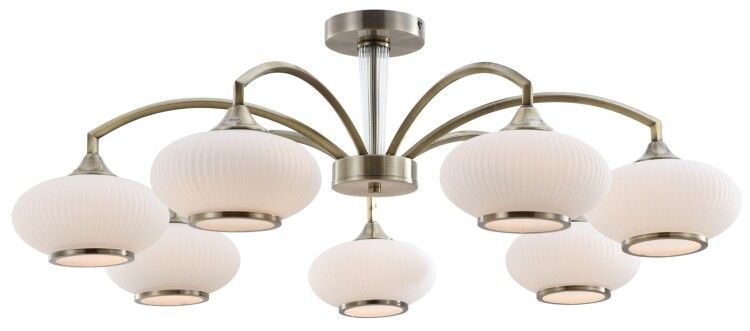 Люстра Avarice 2077-307 7 х Е27 60 Вт классика | Б0055609 Rivoli ЭРА