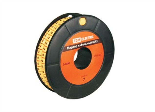 Маркер МК3 - 6мм символ "4" 350шт/ролл | SQ0511-0054 TDM