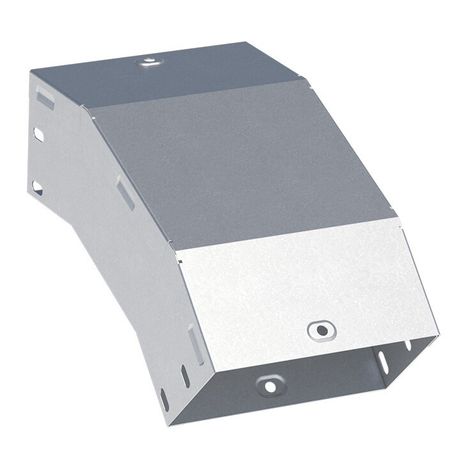 Угол 45 град. вертикальный внешний 50x500 мм INOX EKF | vo4550500-INOX