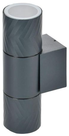 Светильник декоративный уличный для наружного освещения 5108 настенный под лампу 2хGU10 IP65 серый - LT-UBU0-5108-GU10-2-K03 IEK