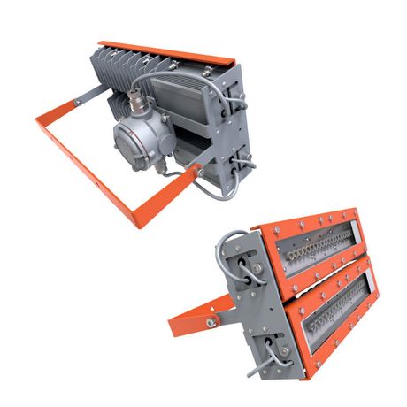 Светильник светодиодный взрывозащ. LAD LED R320-2-120G-230AC-50L Ex 110Вт 5000К IP66 12023лм 100-305В КСС типа "Д" крепление на лире бел. LADesign LADLED2LSG230AC50LEx