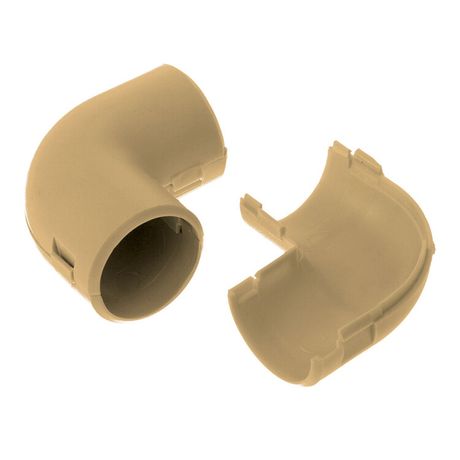 Соединитель угловой разборный сосна д25 (5шт/300шт уп/кор) | PR13.0245 Промрукав Строитель