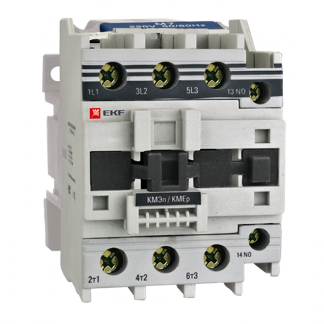 Контактор малогабаритный КМЭп 40А 24В DC 1NO 1NC EKF PROxima | ctr-s-40-24-nc-p