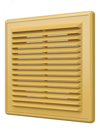 Решетка вентиляционная вытяжная, из ABS пластика 150х150, цвет Бежевый - 1515Р беж ЭРА 192
