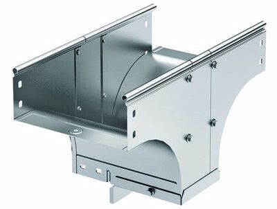 Ответвитель-переходник TDSR T-обр. вертикальный 400/200 в комплекте с крепежными элементами и соединительными пластинами | 37633K DKC ДКС