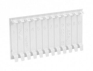 Заглушка модульная на 6 мод., белая | 01-06-049 tekfor