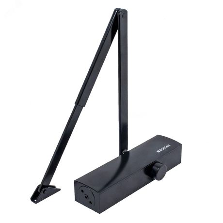 Доводчик дверной Булат ДД 812/5 С-B (25-120 кг) черный - 13928 ПТК