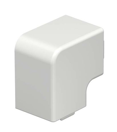 Крышка плоского угла кабельного канала WDK 40x40 мм (ПВХ,белый) (WDK HF40040RW) | 6192831 OBO Bettermann