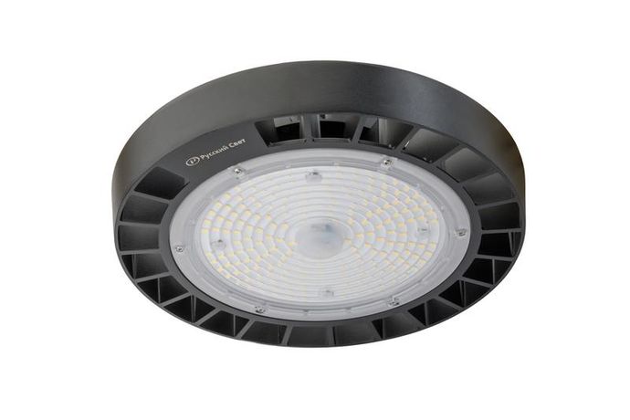 Светильник светодиодный ДСП IB 11 S 100W W 850 BK 257х257х155мм 100Вт 5000К IP65 High Bay подвесной черн.   16091124343