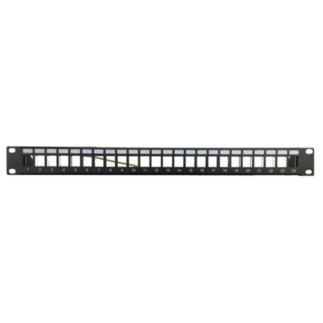 Патч-панель наборная 19дюйм 1U под 24 модуля Keystone UTP/STP (для модулей форм-фактора S10S19) DKC RNKPP241 ДКС