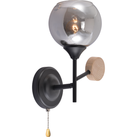 Бра светильник Elouisa 9181-401 настенный 1 х Е27 60 Вт модерн с выключателем | Б0068404 Rivoli ЭРА