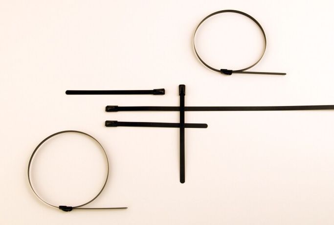 Хомут 4.6х360 сталь ANSI 316 с EP покрытием (уп.100шт) DKC 310536EP ДКС