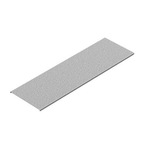 Крышка к лотку ПЛК 300х15х3000, толщ. 1,0 мм, Сендзимир цинк, 024037 | КПЛК-300х3000-1,0-СЦ Ostec