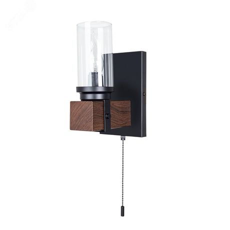 Бра DALIM E14 1х60Вт Металл Чёрный - A7014AP-1BK Arte Lamp