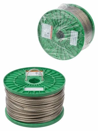 Трос стальной в полимерной оболочке поверенный ТСП-П-4-130, диаметр 4 мм, длина 130 м, катушка, | SQ1027-0630 TDM