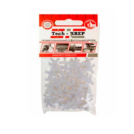 Крестик для плитки 3,5 мм (100 шт) - пакет | 103642 Tech-KREP