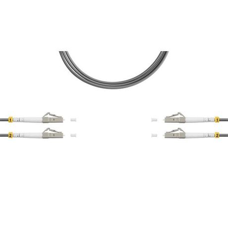 Патч-корд ВО MM(OM1), LC/UPC-LC/UPC, 3.0мм, duplex, LSZH, 2м | 09-12107 SUPRLAN Net.on