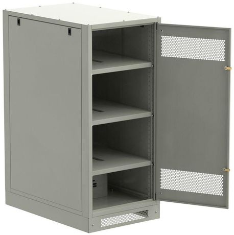 Шкаф LINEA B (пустой) 1350х600х950мм металлическая дверь серый - LB35-13H69-M IEK