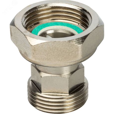 Соединение разъемное с плоским уплотнением и обратным клапаном, никелированное 1' - SDG-0019-020025 STOUT RG008Q1N4PJONH