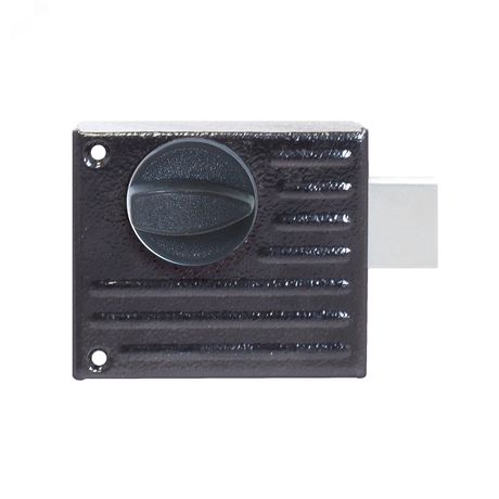 Замок накладной цилиндровый для деревянных дверей, СТАНДАРТ Россия ЗН1-2.1С черный - 11525 ПТК