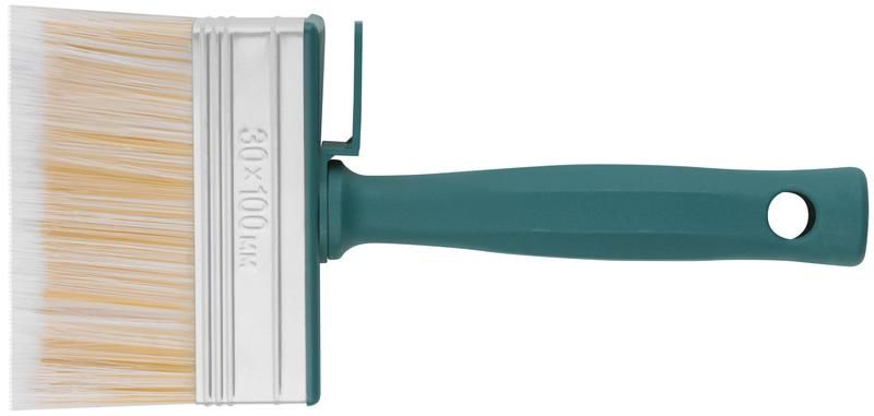 Макловица искусственная светлая щетина пластиковый корпус полая ручка "мини" 30х100мм FIT 01637 РОС