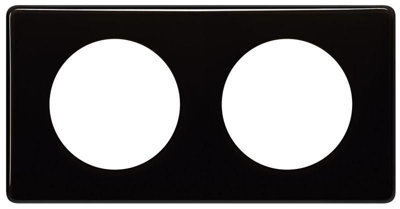 Рамка 2-м Celiane черн. глянец Leg 066682 Legrand