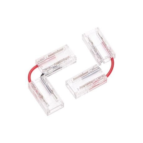 Коннектор L-образный гибкий для одноцветной светодиодной ленты COB 8мм Rexant 148-106 MEET