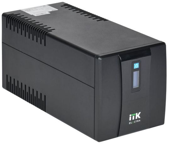 Источник бесперебойного питания Line-interactive 1000 ВА/600 Вт, фаза 1/1, LCD дисплей, с АКБ 2х7AH, USB, Schuko - EET-1000VA-1-002-S IEK