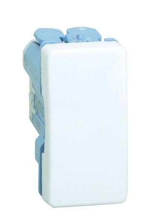 Механизм кнопки клавишной узкая 10А 250В Simon27 бел. 27659-64